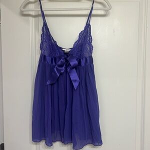 Victoria's Secret Purple Lace Chemise